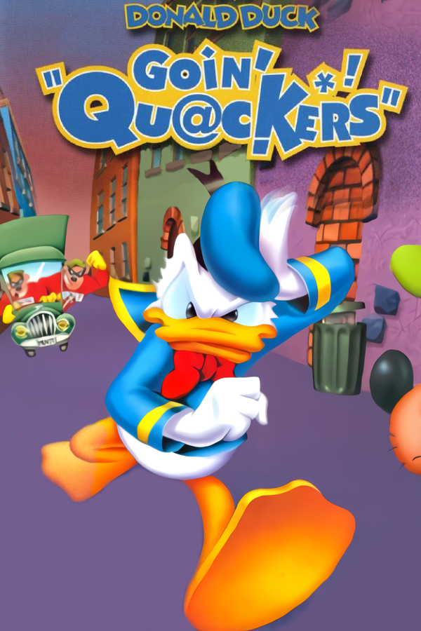 Donald Duck: Goin’ Quackers GameCube cover art
